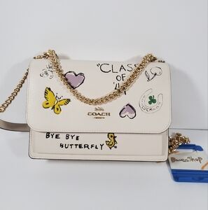 NWT Coach Klare Crossbody Bag With Sketch Print
